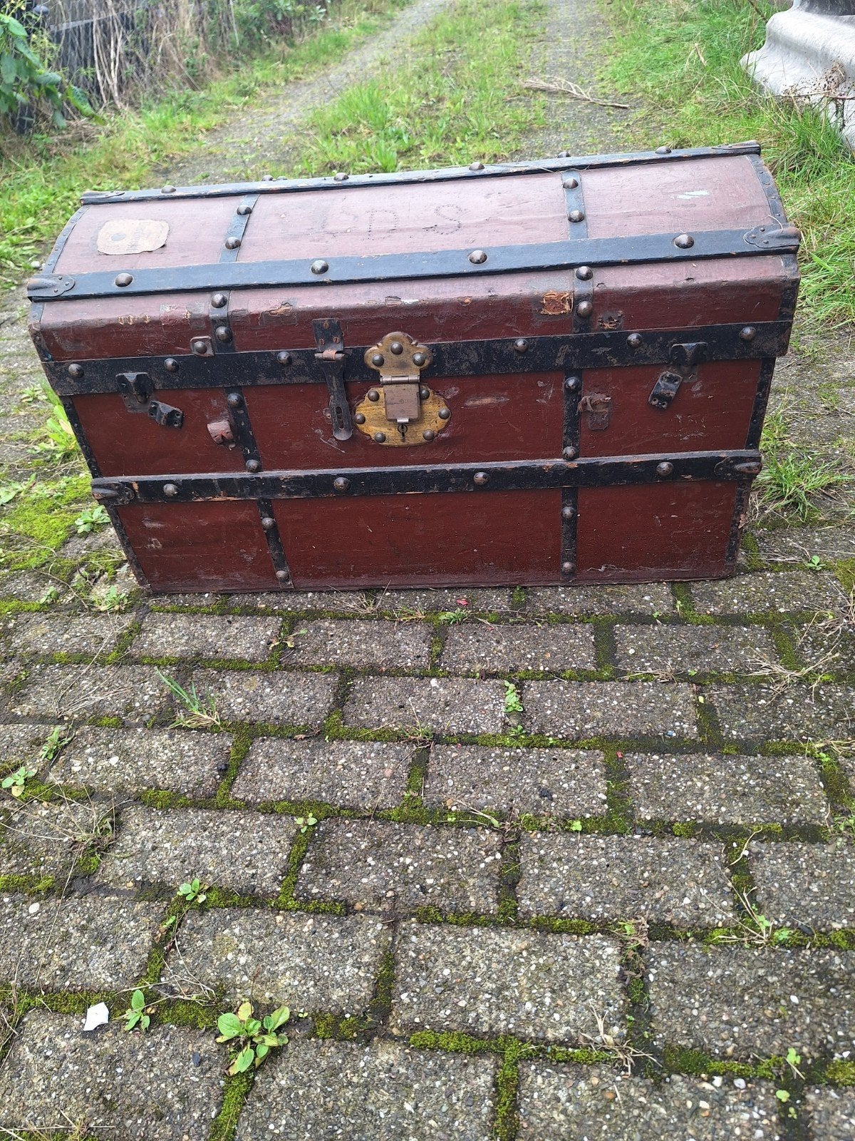 Houten Trein kisten 1900 --1920, Ophalen, 50 tot 75 cm
