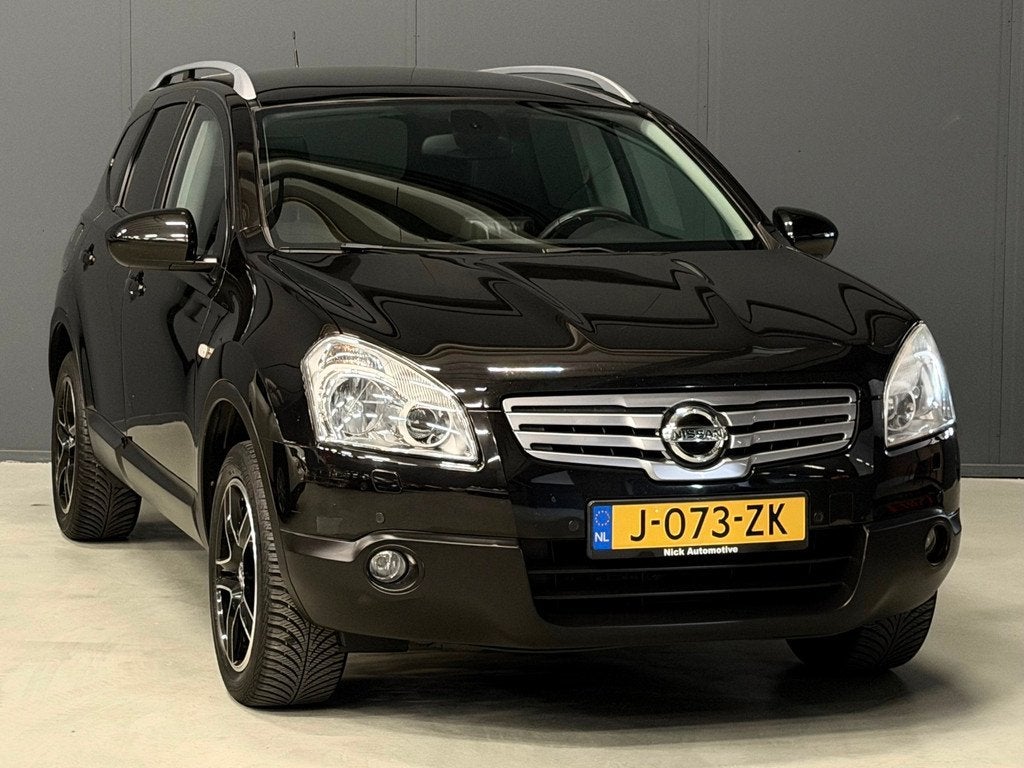 Nissan Qashqai +2 2.0 Optima 7-PERSOONS KEYLESS/LEDER/CAMERA, Auto's, Nissan, Gebruikt, Zwart, 4 cilinders, 7 stoelen