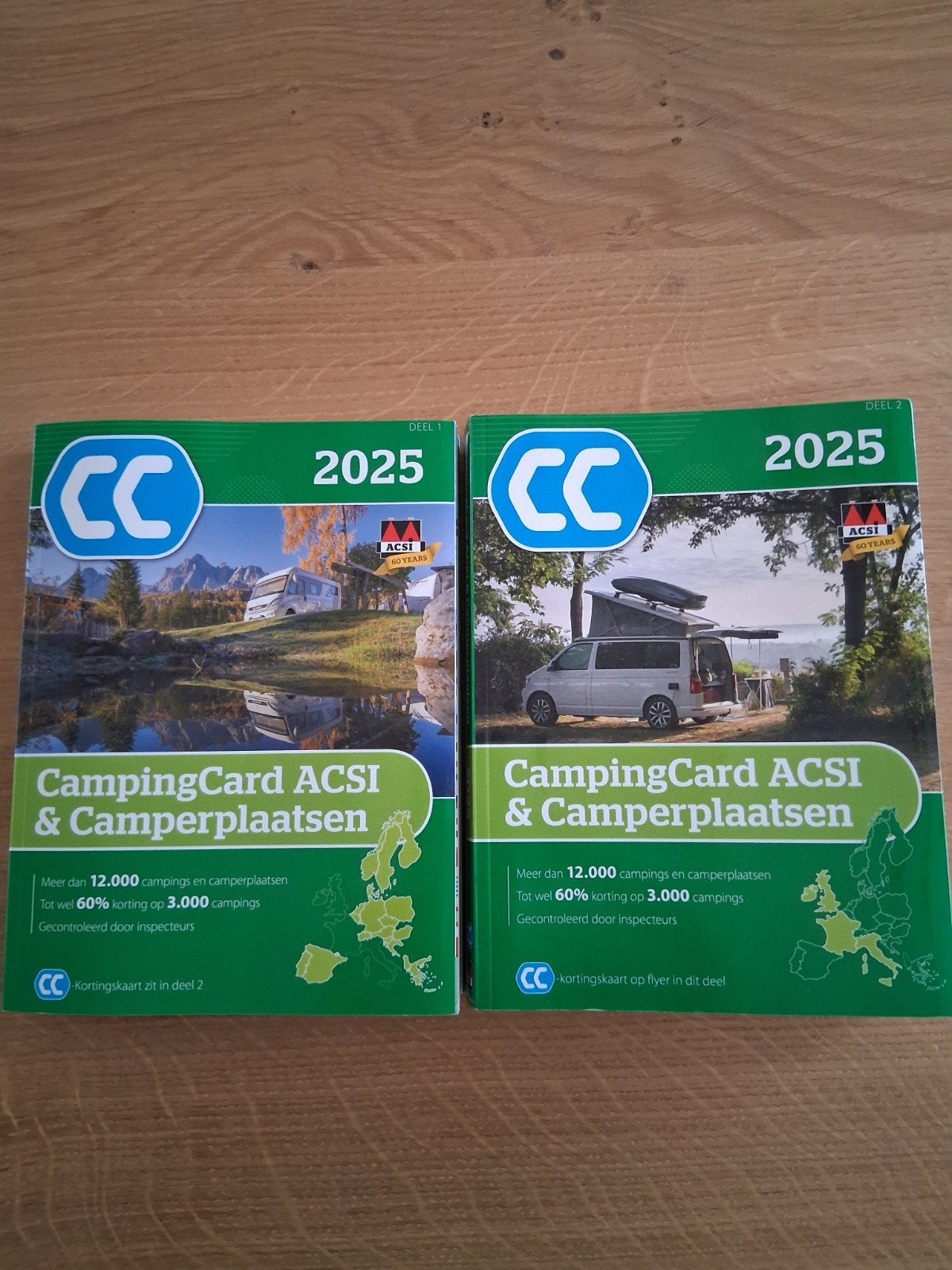 Acsi campergids deel 1 en 2 2025, Boeken, Ophalen of Verzenden, Europa, Campinggids, Overige merken
