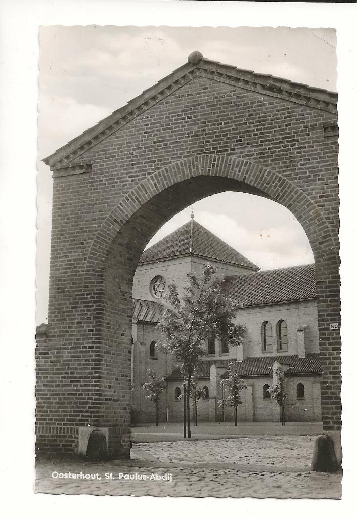BF338-Oosterhout,St.Paulus Abdij, Verzenden, Ongelopen, Noord-Brabant