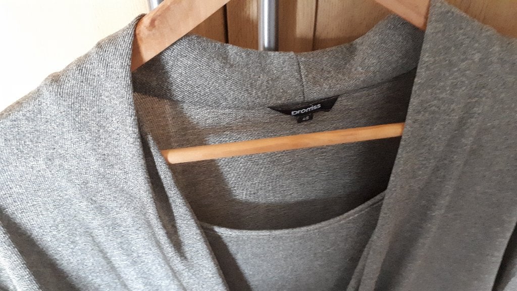 Promiss goudkleurige tuniek, ¾ mouw, maat 48., Kleding | Dames, Grote Maten, Ophalen of Verzenden, Gedragen, Overige kleuren, Blouse of Tuniek