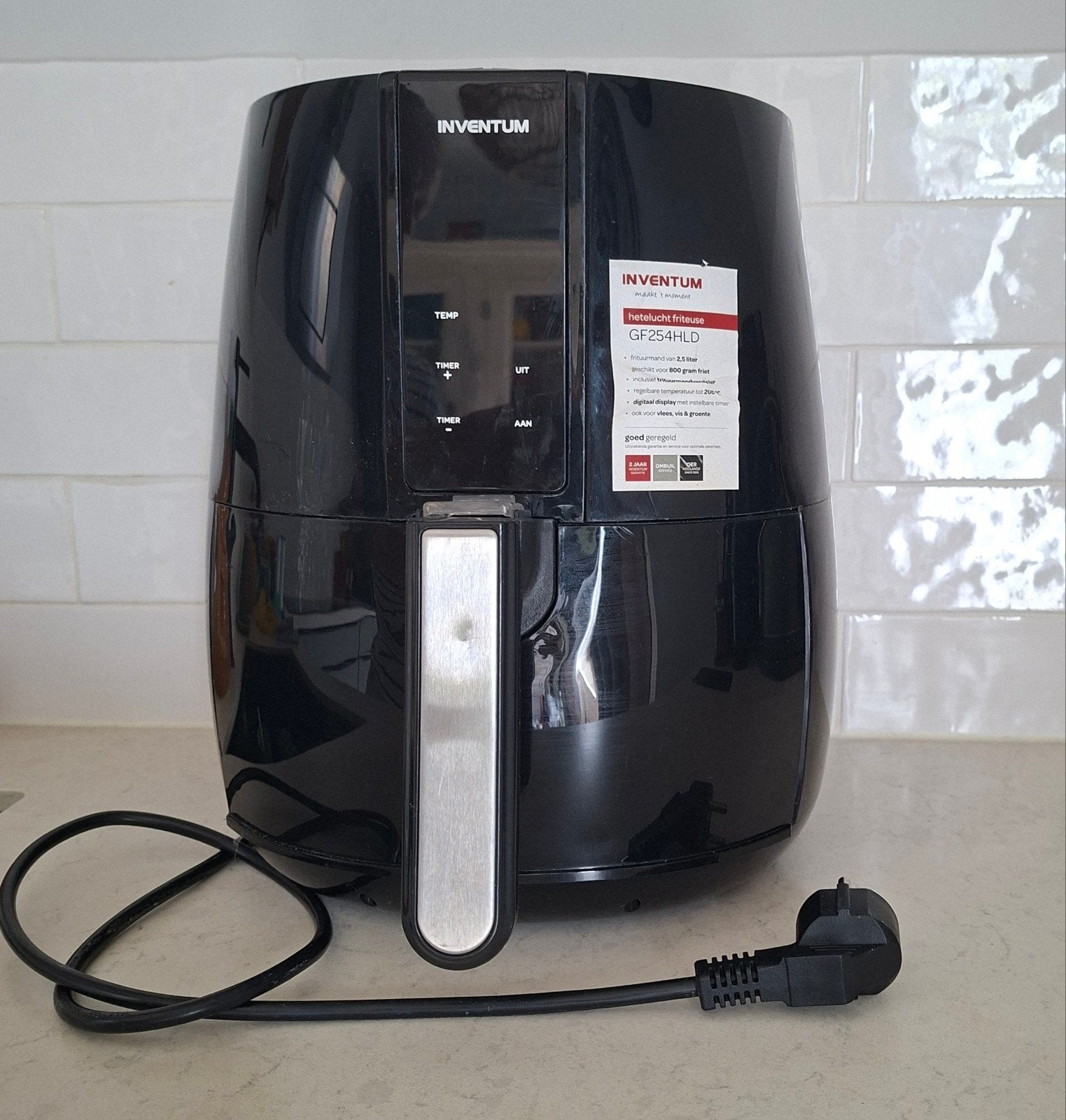 Inventum GF254HLD, Ophalen, Nieuw, Airfryer