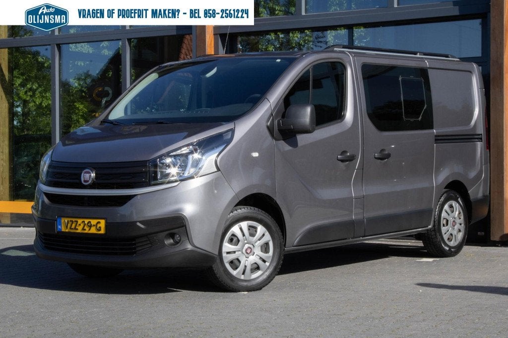 Fiat Talento 1.6 MJ EcoJet L1H1 SX|Dubbelcabine|Airco|, 121 pk, Stof, Gebruikt, 4 cilinders