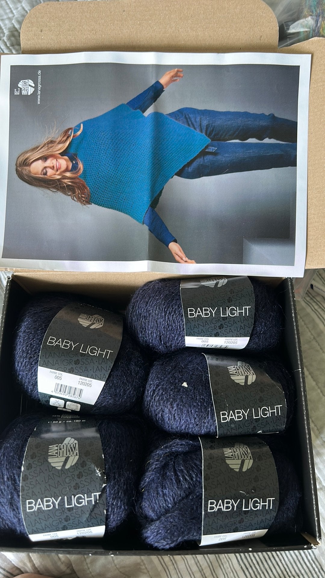 Lana grossa breipakket voor poncho, Ophalen of Verzenden, Nieuw, Breien