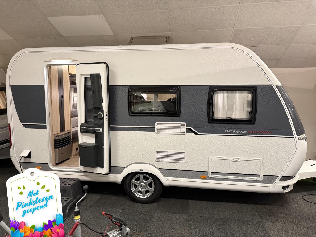 HOBBY DE LUXE EDITION 440 SF VASTBED TREINZIT TOPSTAAT, Hobby, Overige typen, Schokbreker, Bedrijf