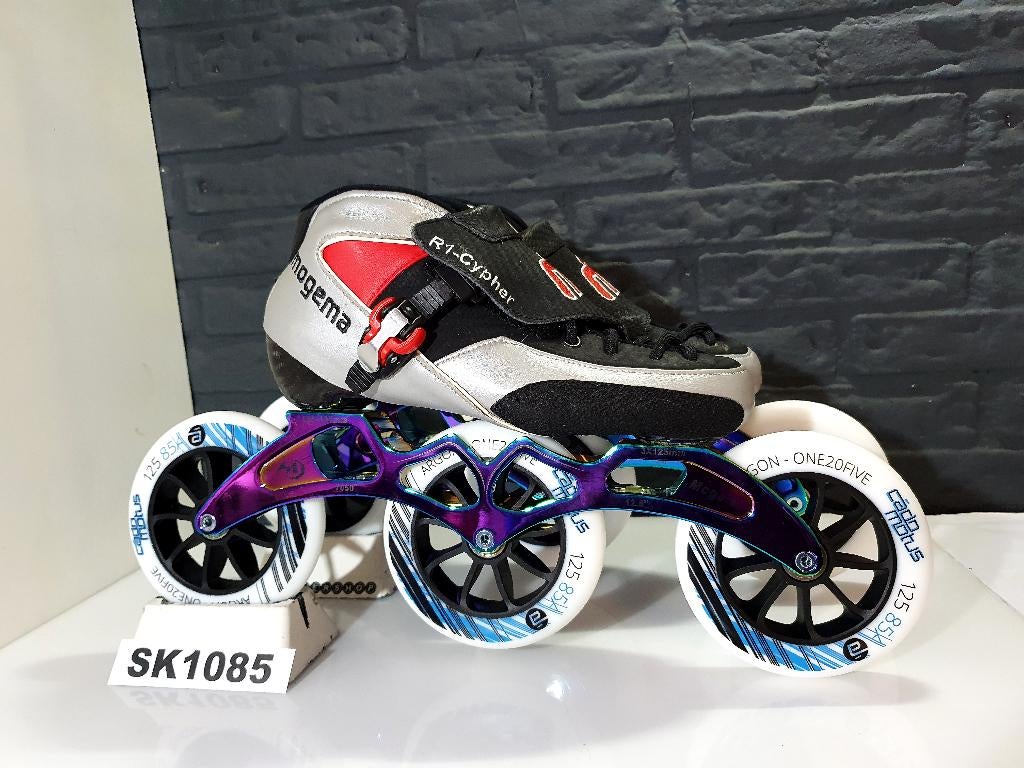 Mogema R1 Cypher Skeelers Skates 3x125 125mm Wielen Maat 40, Overige merken, Verzenden, Nieuw, Kinderen