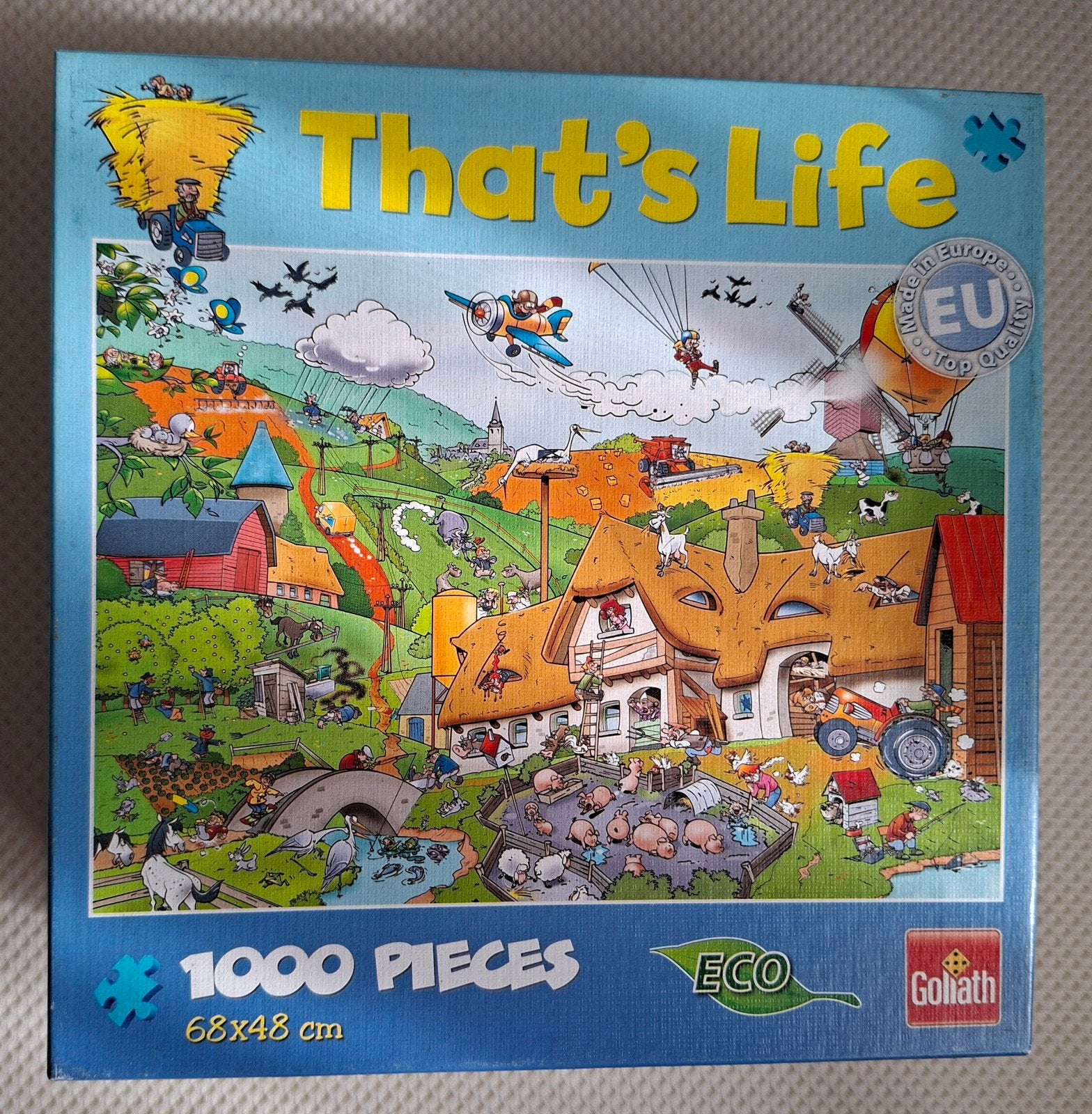 Compleet That's Life 1000 Stukjes Legpuzzel Goliath, Een of twee spelers, Ophalen of Verzenden, Zo goed als nieuw, Goliath