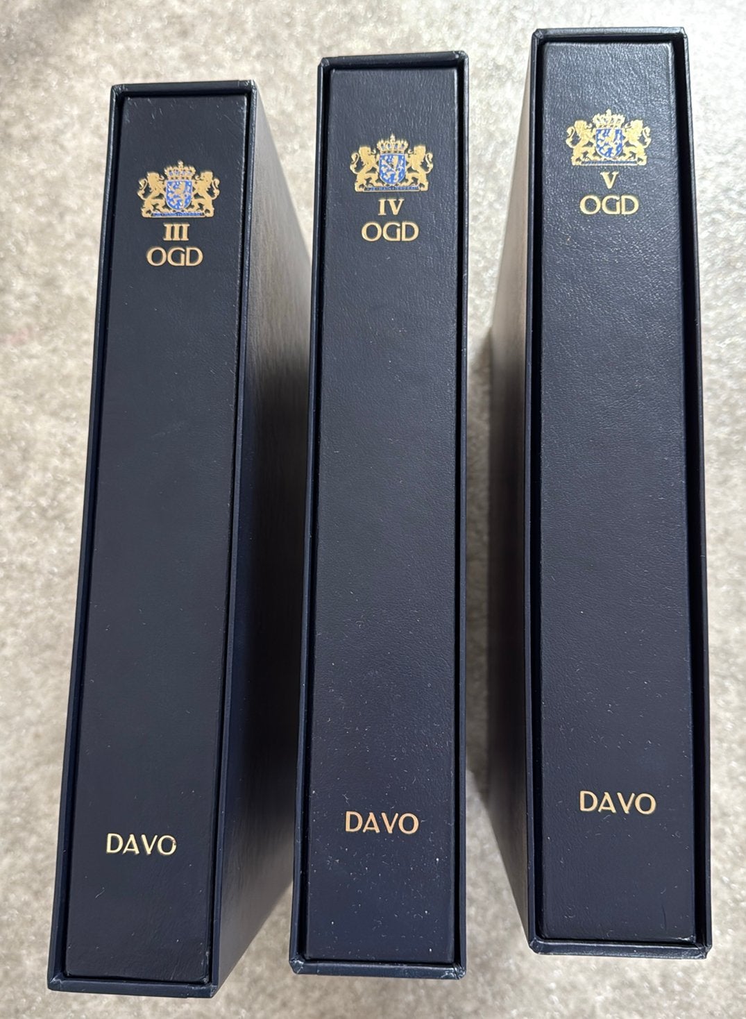 Curacao Antillen 3x luxe Davo albums compleet, Verzenden, Verzamelalbum