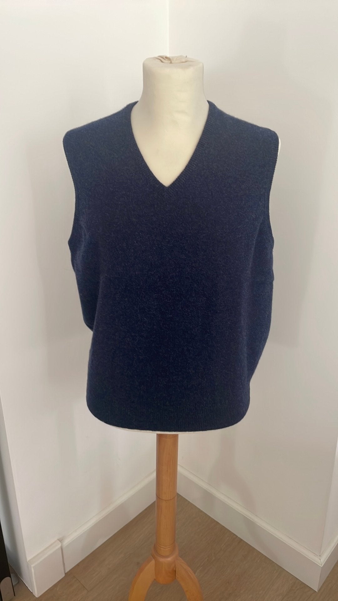 Wollen spencer van William Lockie, mt M, Kleding | Heren, Verzenden, Maat 48/50 (M), Blauw