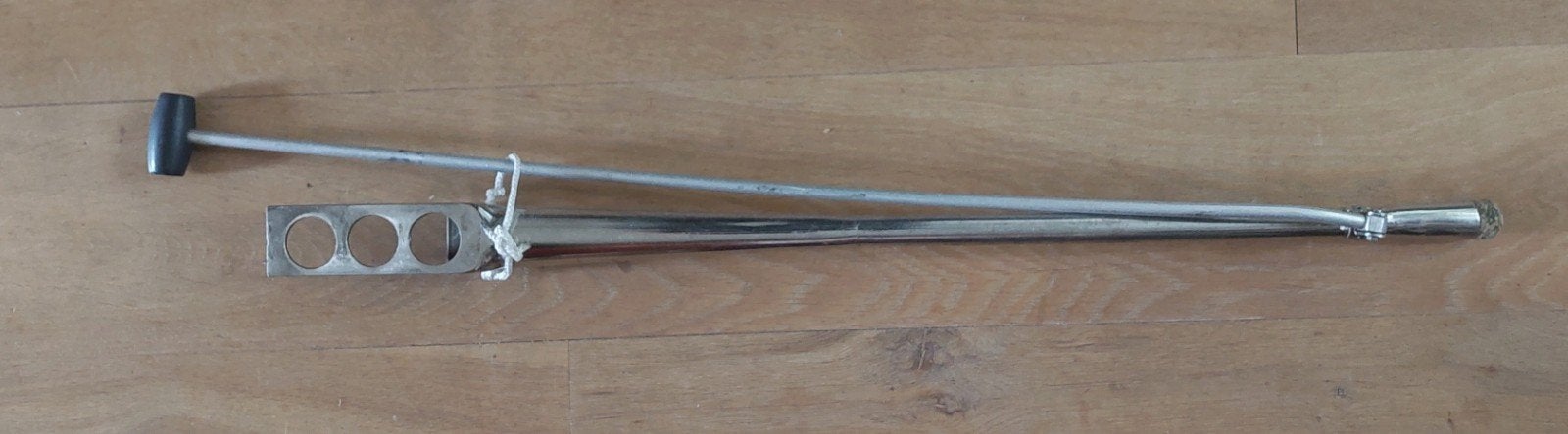 helmstok RVS 85cm, Ophalen