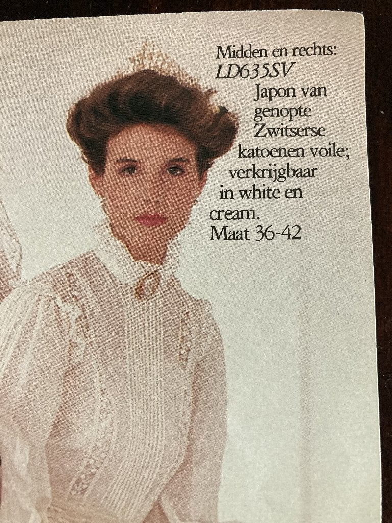 Laura Ashley vintage trouwjurk met hoepelrok (1983) Maat S, Laura Ashley, Ophalen of Verzenden, Gedragen