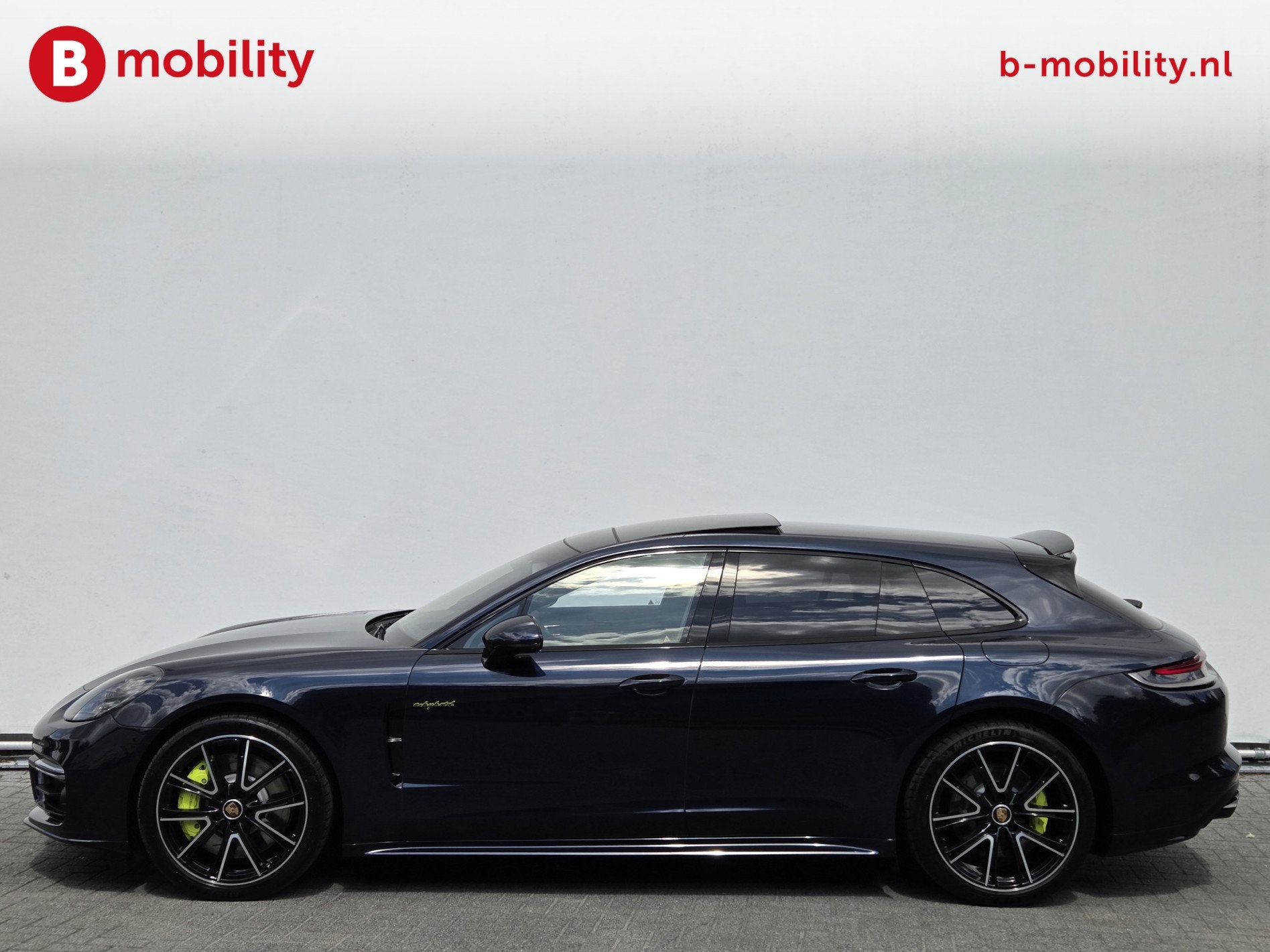 Porsche Panamera Sport Turismo 2.9 4S E-Hybrid SportDesign C, Automaat, Gebruikt, Blauw, Hybride Elektrisch/Benzine
