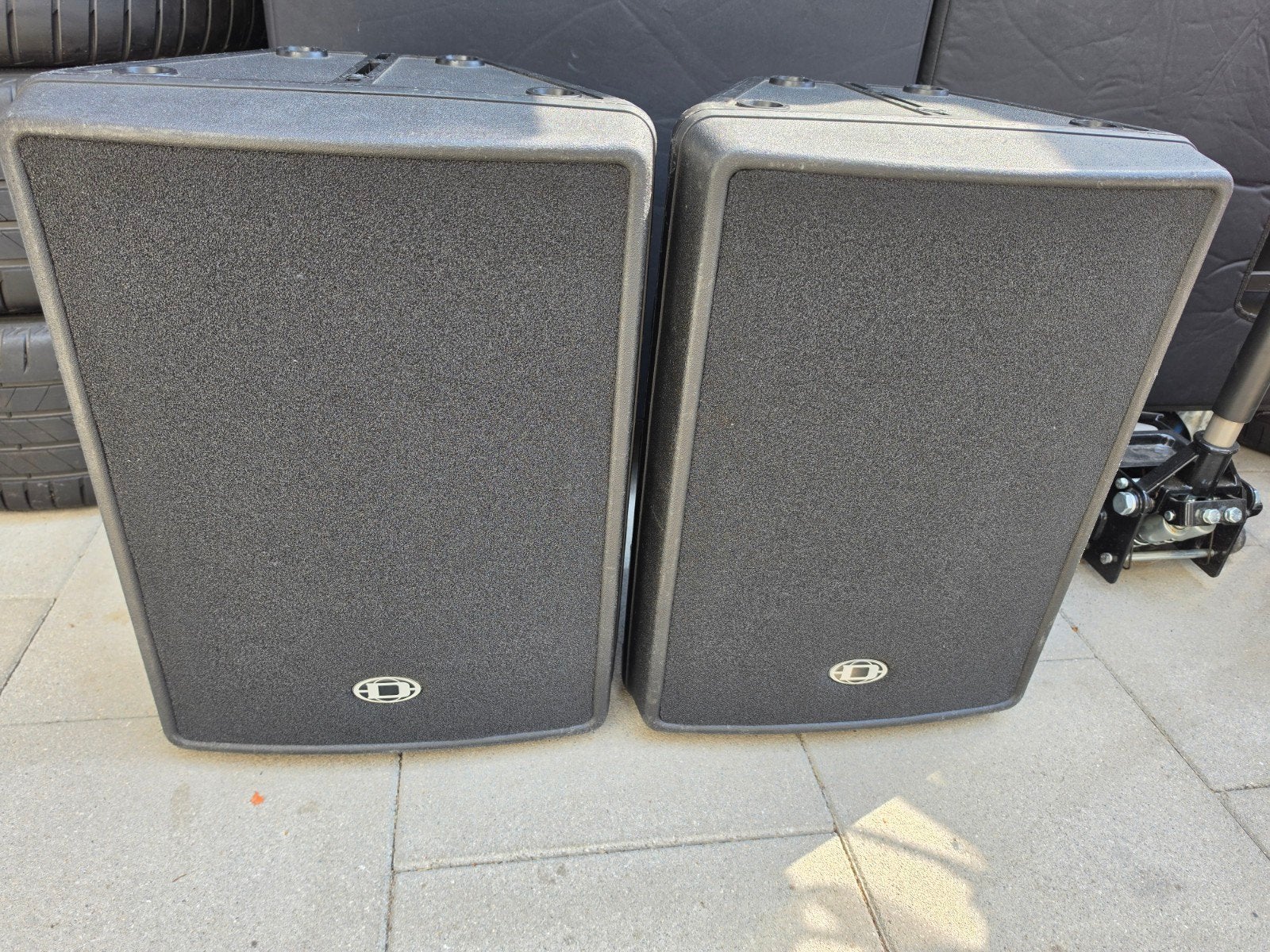 2x Dynacord D12-3 Top Speakers, Ophalen, Gebruikt, Overige merken
