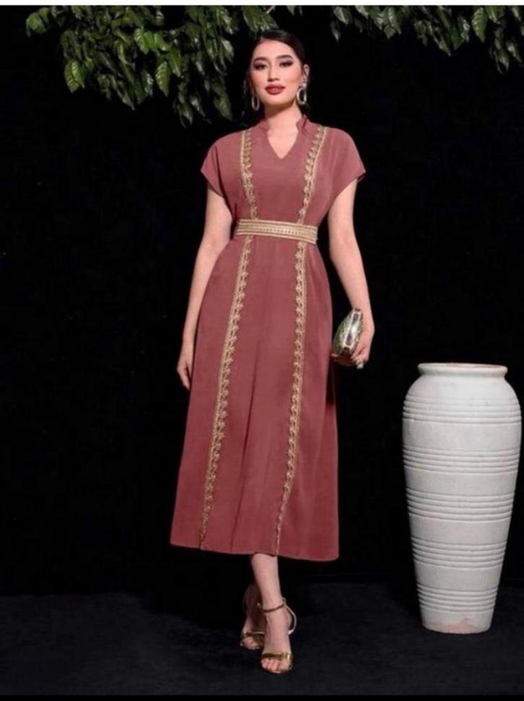 Nieuwe avond jurk kaftan Caftan maat L, Ophalen of Verzenden, Nieuw, Maat 38/40 (M), Overige typen
