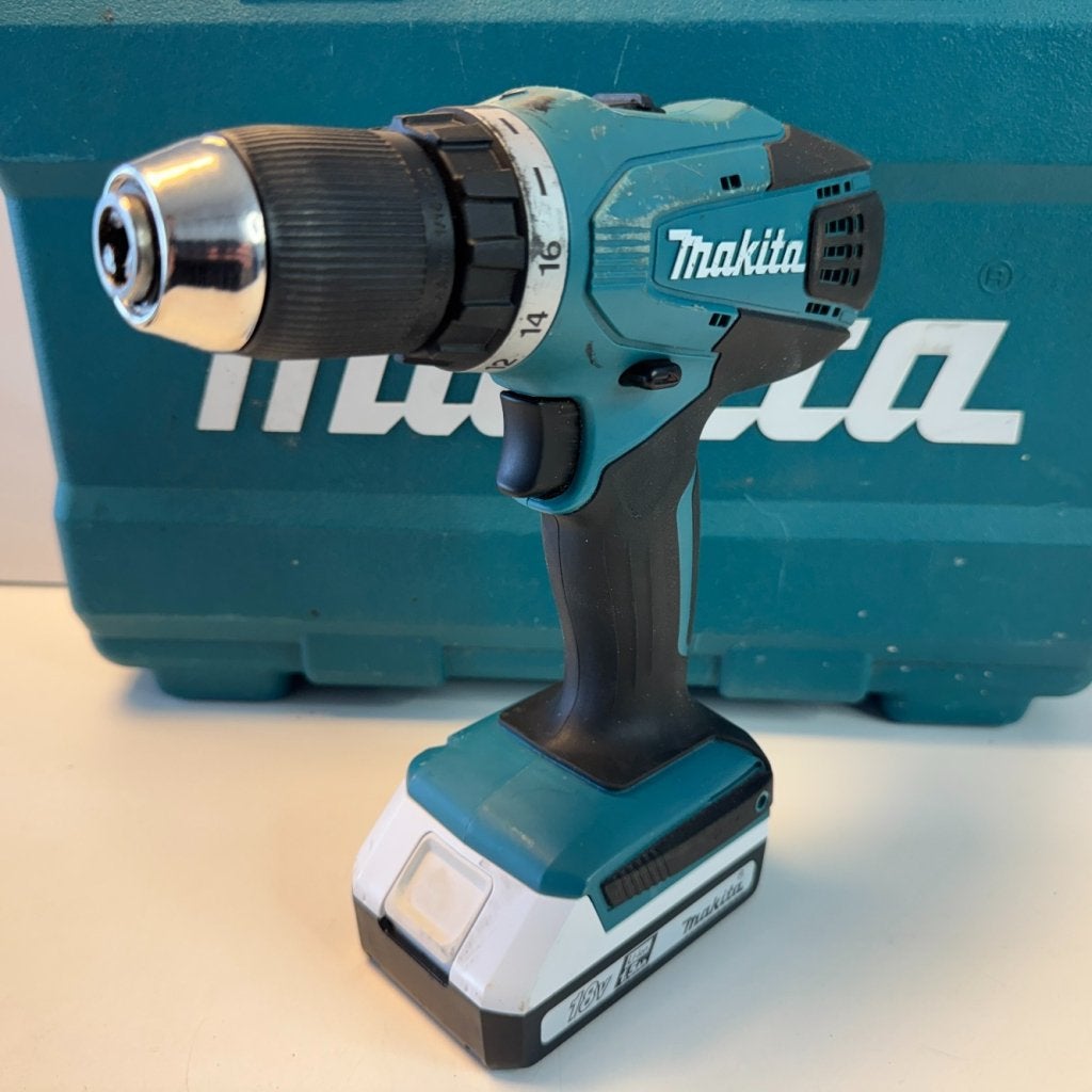 Makita DF457DWE Boormachine | Compleet | Nette Staat, Makita, Zo goed als nieuw, Support@makita.com, Makita Corporation, 3-11-8, Sumiyoshi-cho, 
Anjo, Aichi 446-8502
Japan