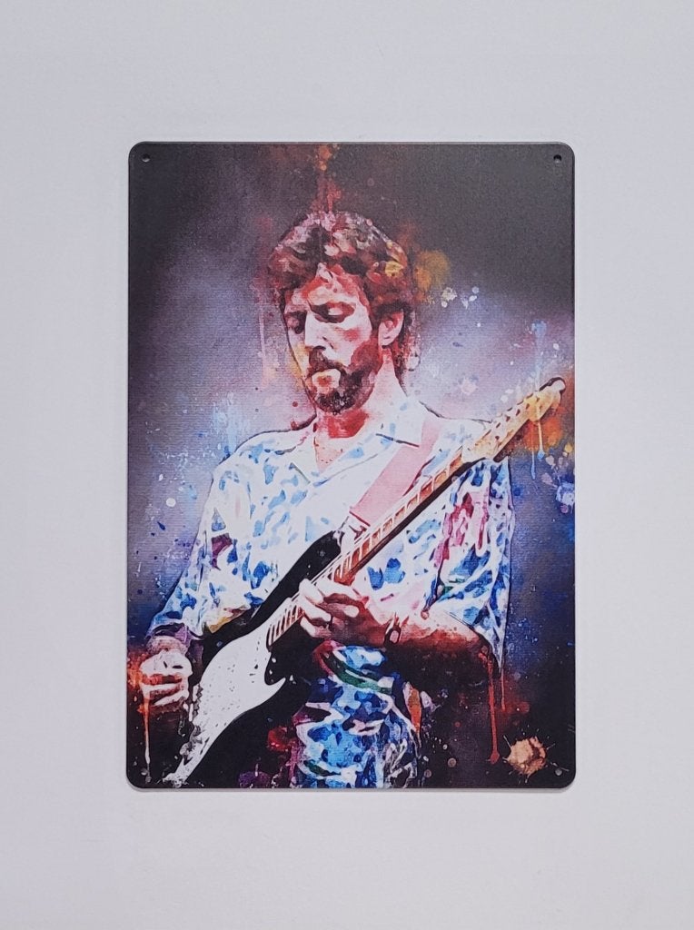 Eric Clapton getekend reclamebord van metaal wandbord deco, Verzamelen, Info@deconoord.nl, Deco Noord, Nieuw, Ophalen of Verzenden