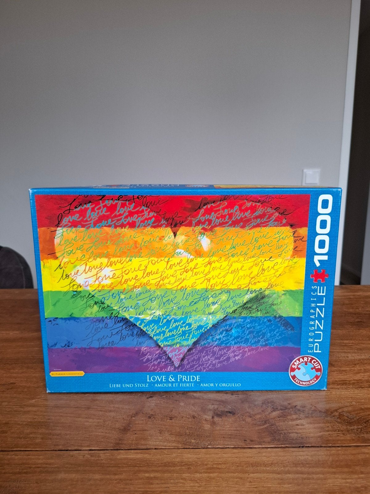 Eurographics Love & Pride Puzzel 1000 stukjes, Ophalen of Verzenden, 500 t/m 1500 stukjes, Zo goed als nieuw, Legpuzzel