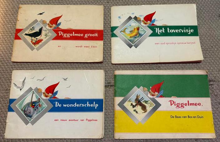 4x Piggelmee boeken: De Baas, De Wonderschelp, Het Tovervisj, Boeken, Kinderboeken | Jeugd | onder 10 jaar, Ophalen of Verzenden