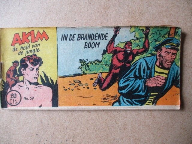 ad000225 akim 57, Boeken, Eén stripboek, Ophalen, Gelezen