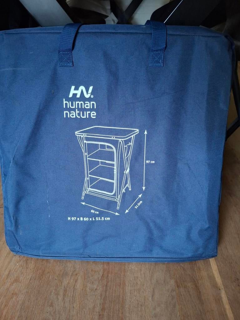 Campingkastje Human Nature - Opvouwbaar en Compact, Caravans en Kamperen, Kampeeraccessoires, Ophalen, Zo goed als nieuw