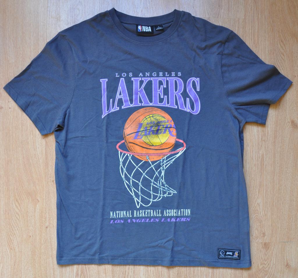 Origineel NBA Los Angeles Lakers basketbal t-shirt maat L, Ophalen of Verzenden, Zo goed als nieuw, Kleding