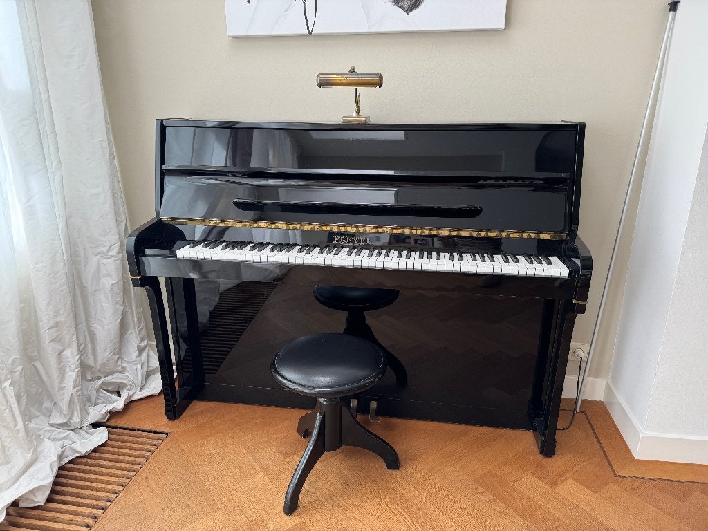Piano, merk Pleyel, hoogwaardige kwaliteit, zwart politoer, Ophalen, Gebruikt, Zwart, Piano