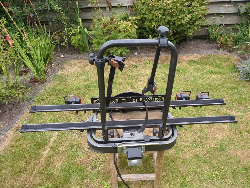 Fietsendrager Thule, Ophalen, Gebruikt, 2 fietsen, Trekhaakdrager