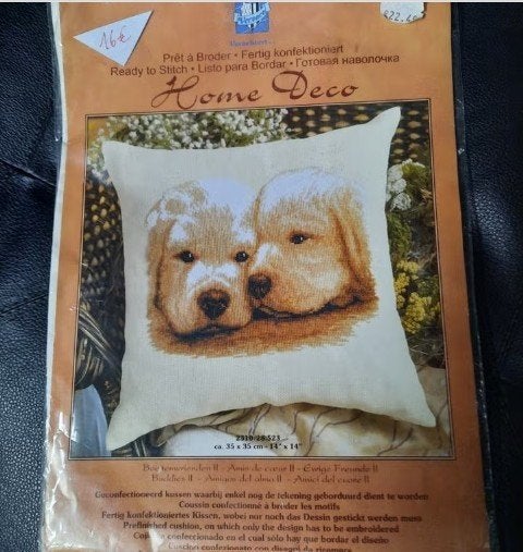 Vervaco pakket - - Home Deco " Boezemvrienden II ", Ophalen of Verzenden, Nieuw, Handborduren, Borduurpakket