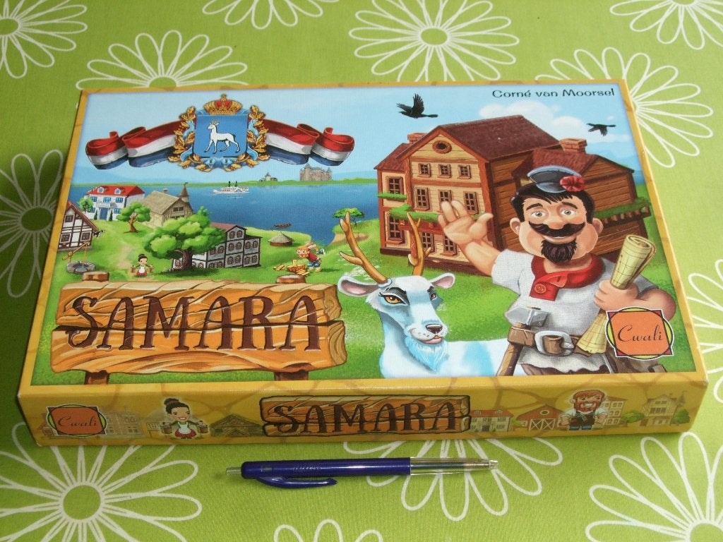 Samara - een strategisch bordspel voor de hele familie, Een of twee spelers, Ophalen of Verzenden, Zo goed als nieuw, Cwali