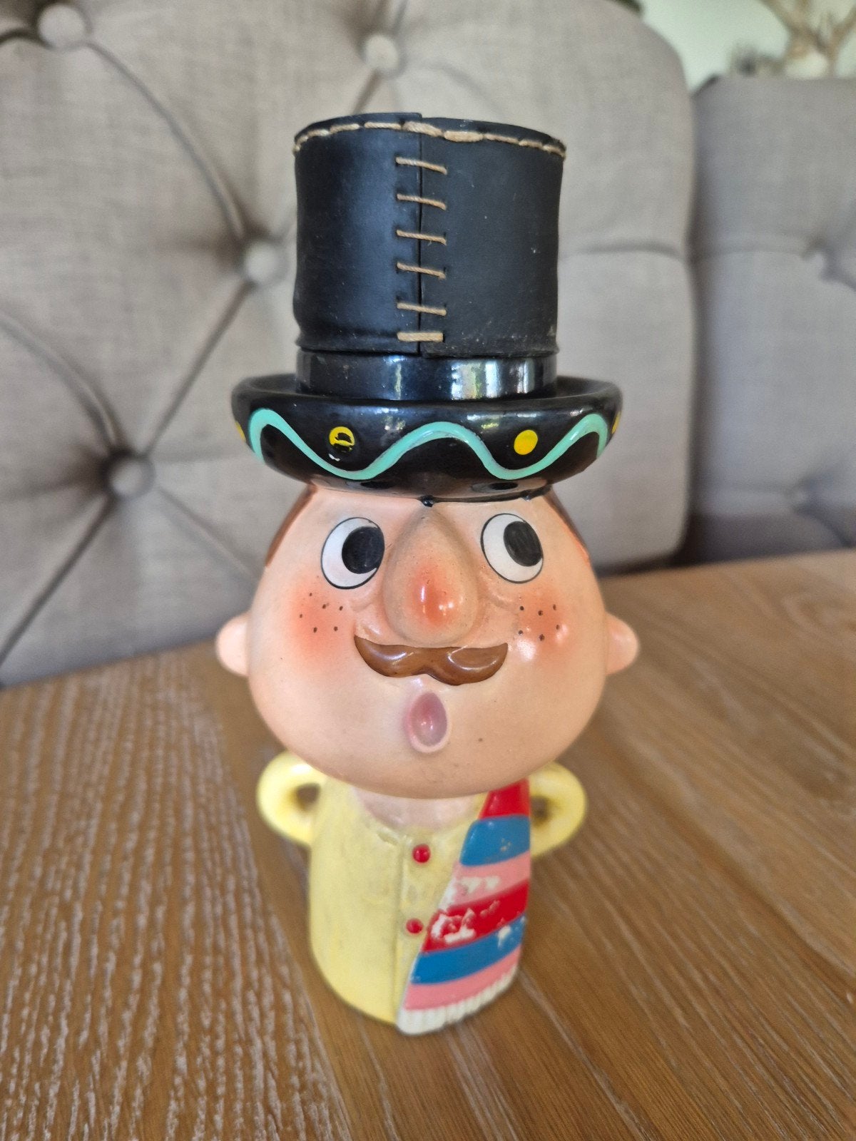 Vintage keramieken spaarpot uit Japan, Verzamelen, Spaarpotten, Ophalen of Verzenden, Dier