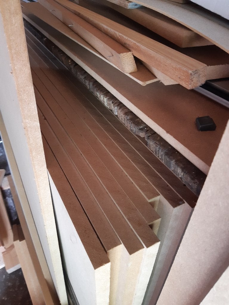 Mdf diverse mooie platen 18 mm dik, Doe-het-zelf en Verbouw, Platen en Panelen, Ophalen, Nieuw, Minder dan 20 mm