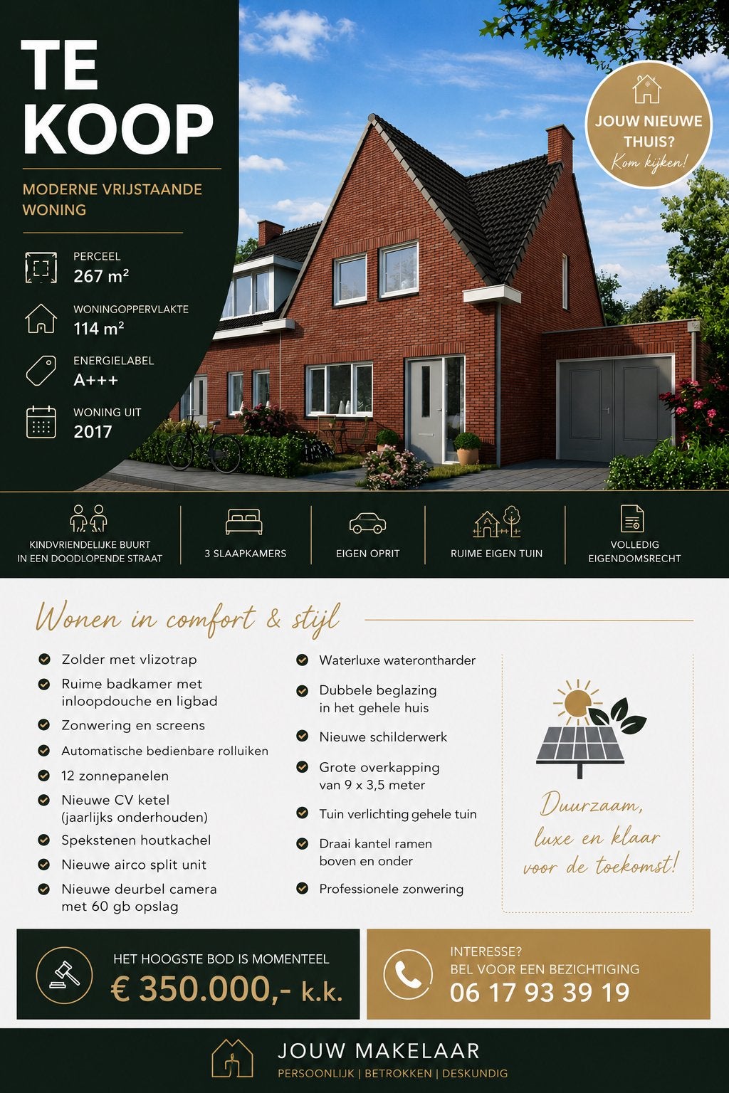 TE KOOP: Weidehof 8 te Wanssum (2017)