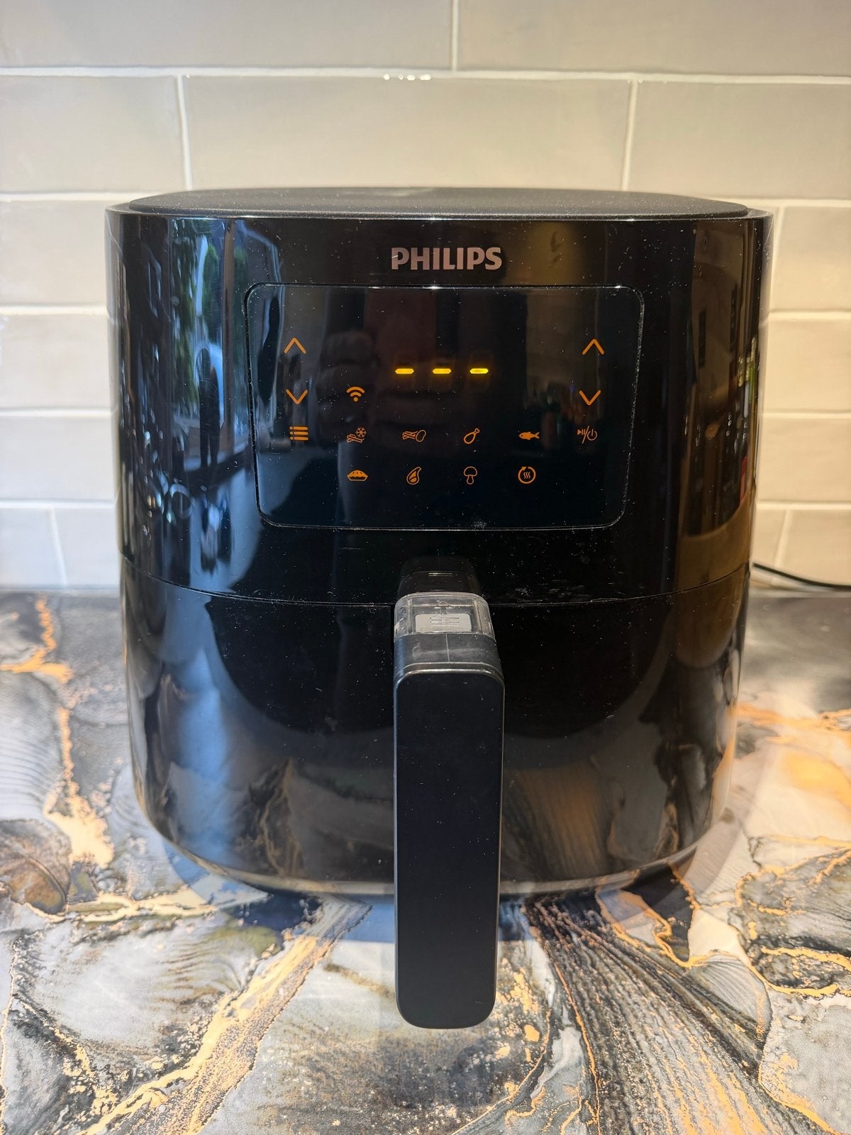 Philips Airfryer HD9280 6,2l 5000 XL met WiFi, Ophalen of Verzenden, Gebruikt, Airfryer, 1000 t/m 1499 gram