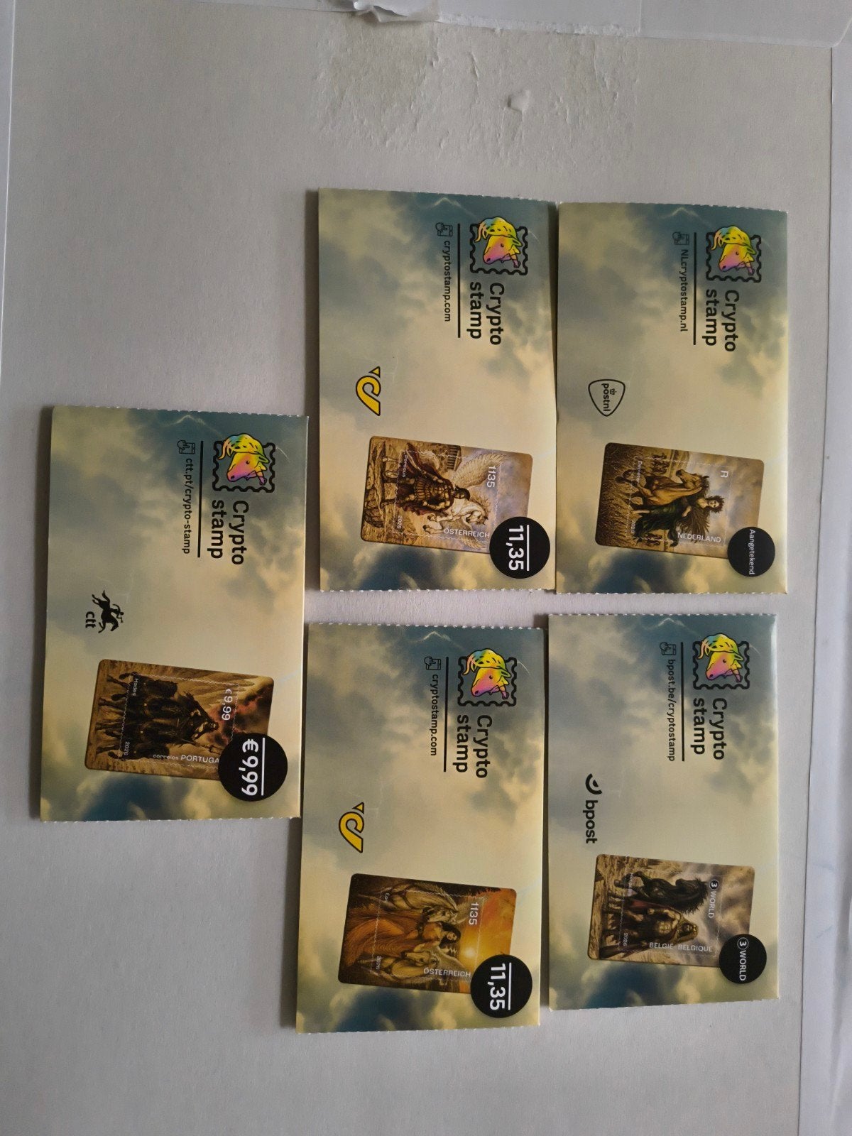 Crypto Stamp Zwarte Editie 2026 - Complete Set, Verzenden, Postfris