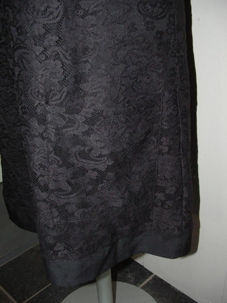 Little black dress Strenesse Gabriele Strehle kanten jurk XS, Zwart, Ophalen of Verzenden, Zo goed als nieuw, Gabriele Strehle