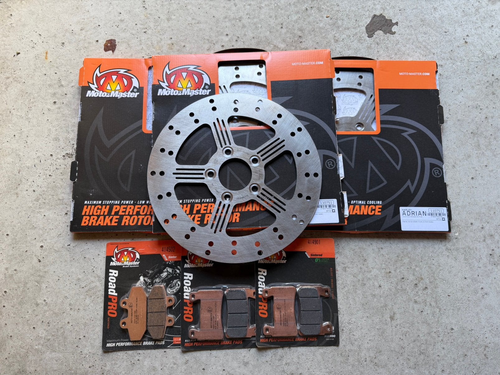 Motomaster remschijven, Motoren, Onderdelen | Harley-Davidson, Ophalen of Verzenden