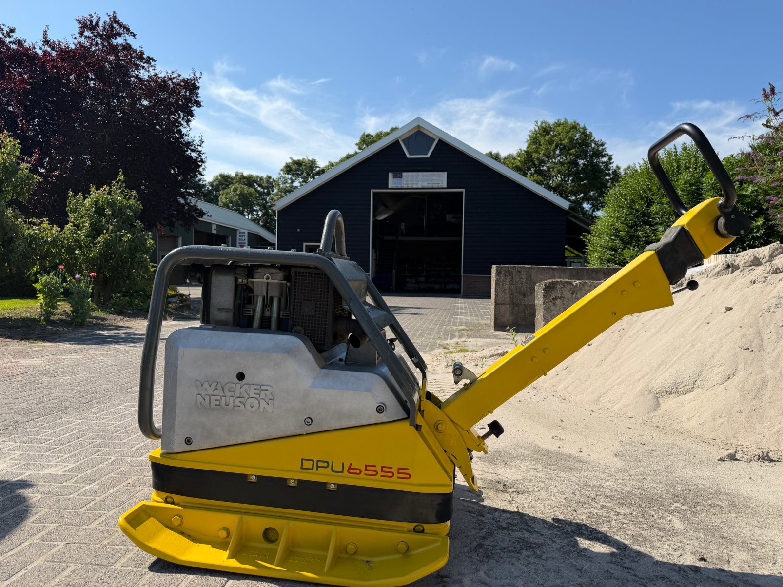 Wacker trilplaat te koop DPU 6555 bj 2020 (2stuks), Ophalen, Gebruikt