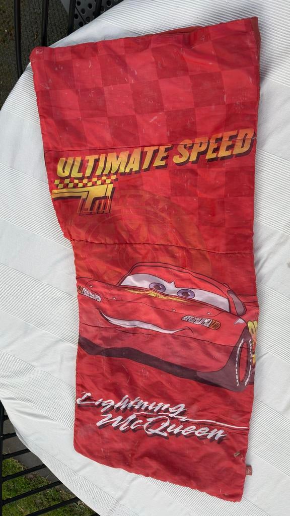 Cars Lightning McQueen kinder slaapzak, Ophalen, Gebruikt, 85 tot 100 cm, Slaapzak