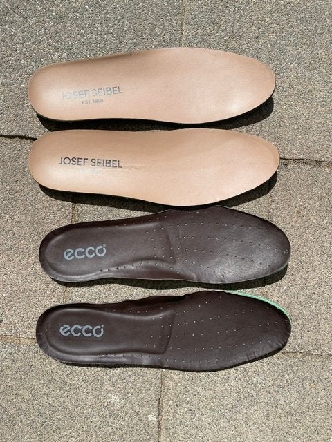 Nieuwe leren inlegzolen maat 44=45, Ecco en Josef Seibel, Ecco, Bruin, Nieuw, Ophalen of Verzenden