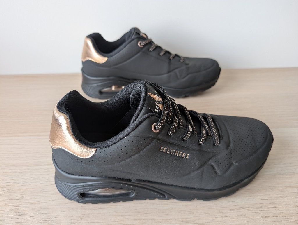 Skechers Uno Golden Air Dames, Skechers, Zwart, Ophalen of Verzenden, Sneakers of Gympen