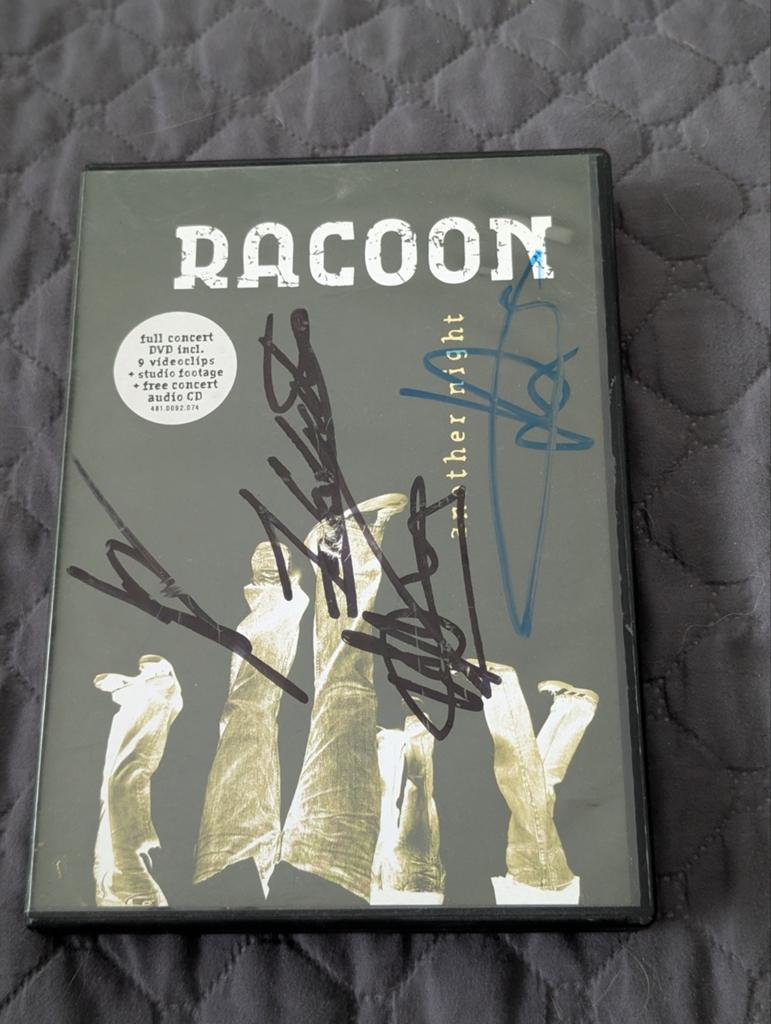 Racoon - Another Night Live DVD + CD (Gesigneerd), Alle leeftijden, Verzenden, Zo goed als nieuw