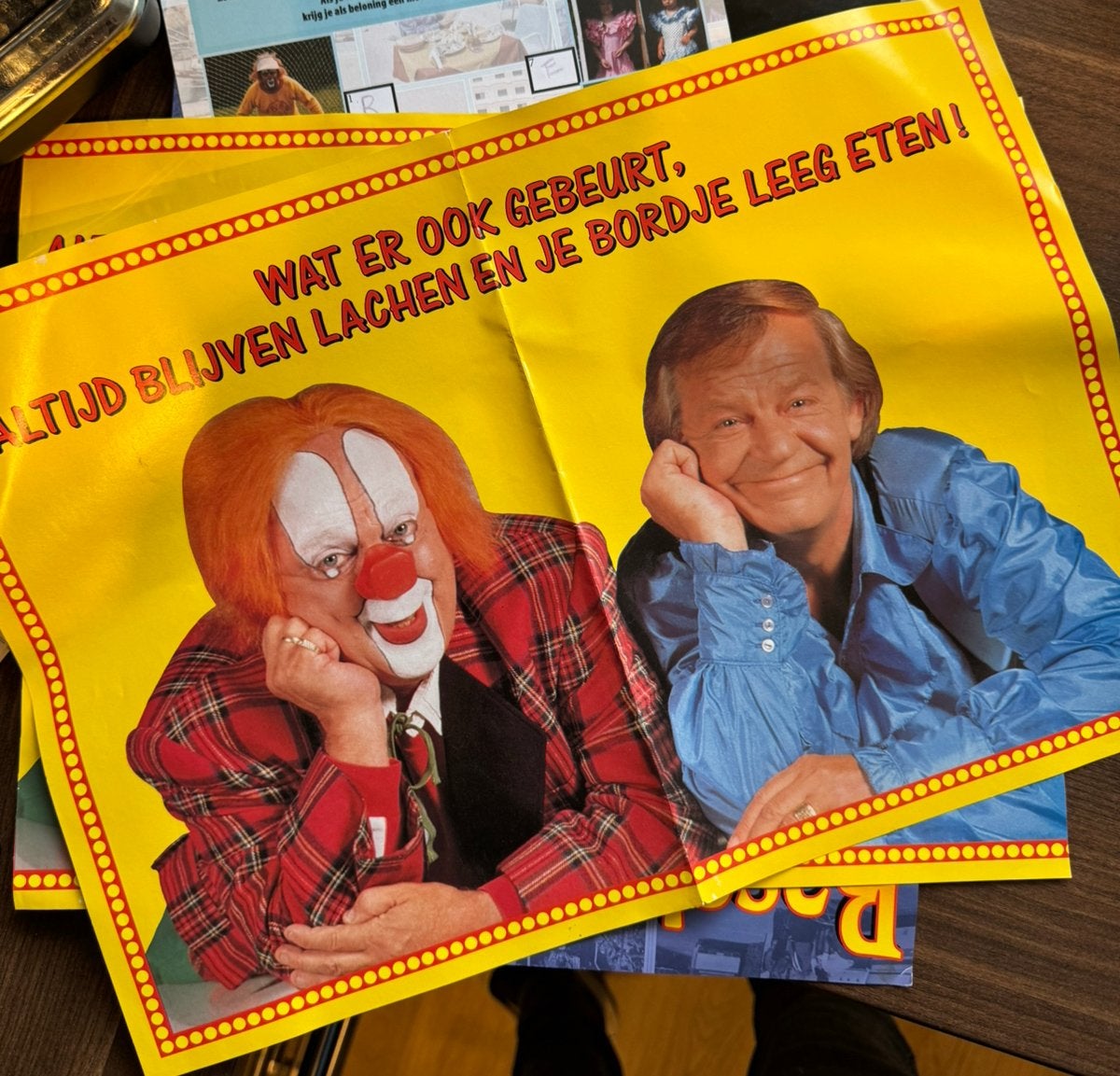 Bassie en Adriaan placemat poster, Verzamelen, Ophalen of Verzenden, Zo goed als nieuw, A1 t/m A3