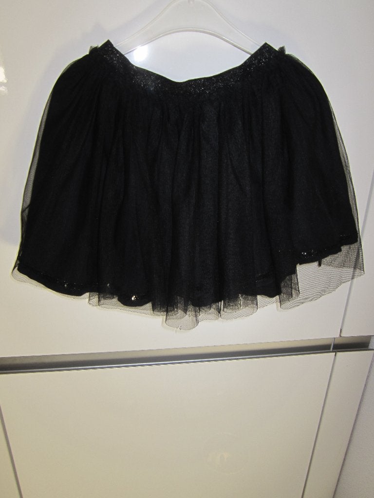 Zwarte tule rok maat 122/128., Gebruikt, Meisje, Ophalen of Verzenden, Jurk of Rok