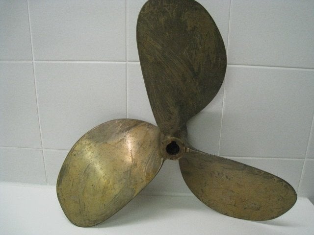 Schroef, scheepsschroef, propeller, 3 blad in brons d=50cm, Watersport en Boten, Ophalen, Nieuw, Motor en Techniek, Motorboot