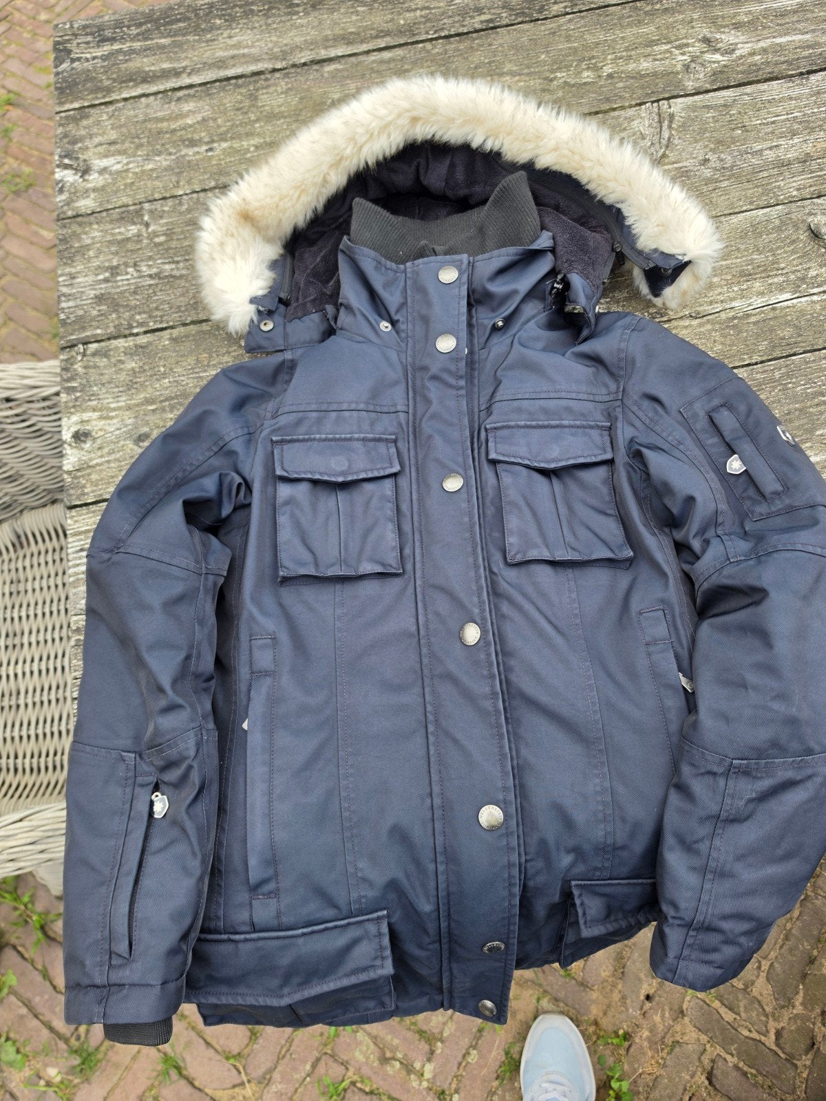 Wellensteyn Winterjas - Maat S, Kleding | Dames, Wellensteyn, Blauw, Ophalen of Verzenden, Maat 36 (S)
