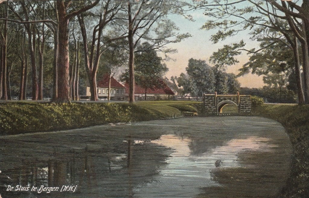 bergen- de sluis 1905, Ophalen of Verzenden, Voor 1920, Noord-Holland