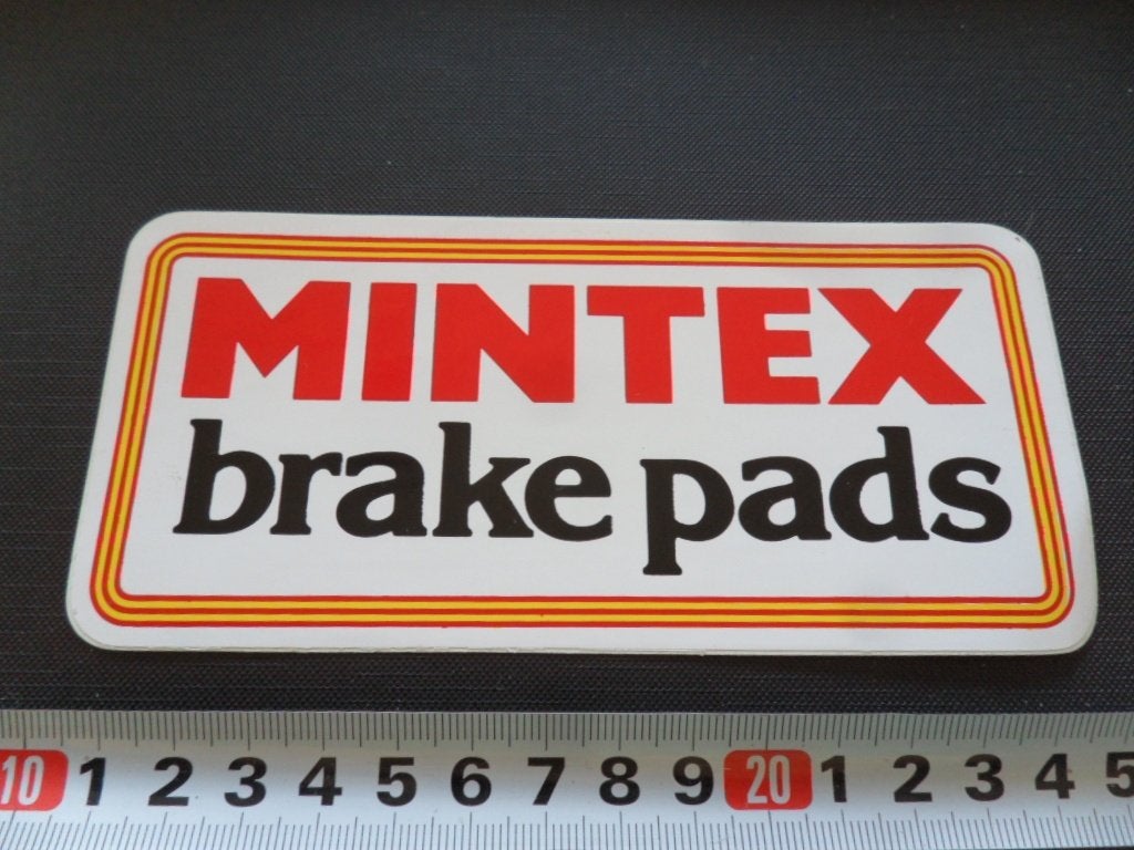 sticker logo MINTEX brake pads, Ophalen, Zo goed als nieuw
