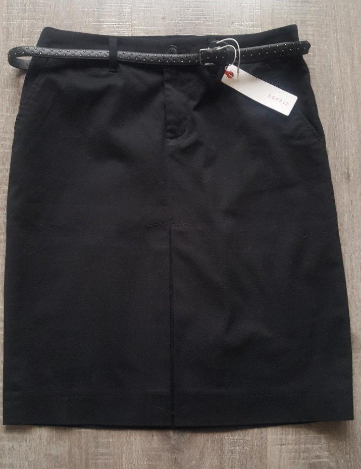 NIEUWE Esprit rok met riempje, maat 36, Zwart, Nieuw, Ophalen of Verzenden, Maat 36 (S)