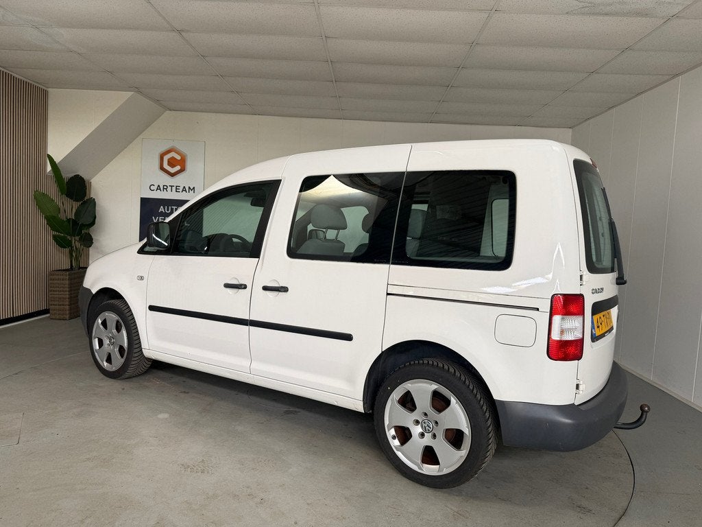 Volkswagen Caddy 1.4 Optive Comfort 5p. Airco, LMV, Trekhaak, Gebruikt, Overige modellen, 4 cilinders, 700 kg