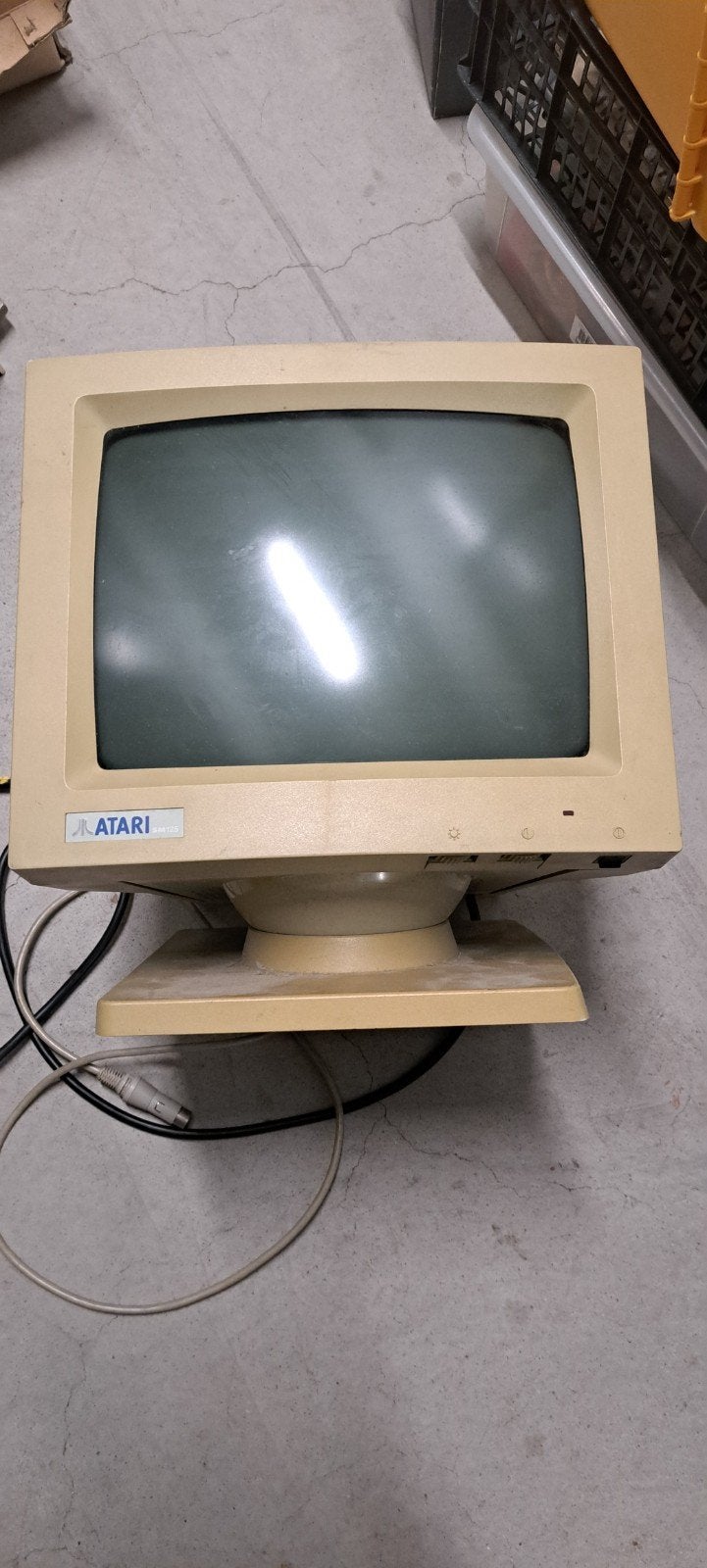Atari monitor SM1259, Ophalen